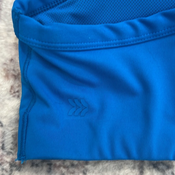 All In Motion Blue Asymmetrical sports bra size small. NWT! - Picture 3 of 7